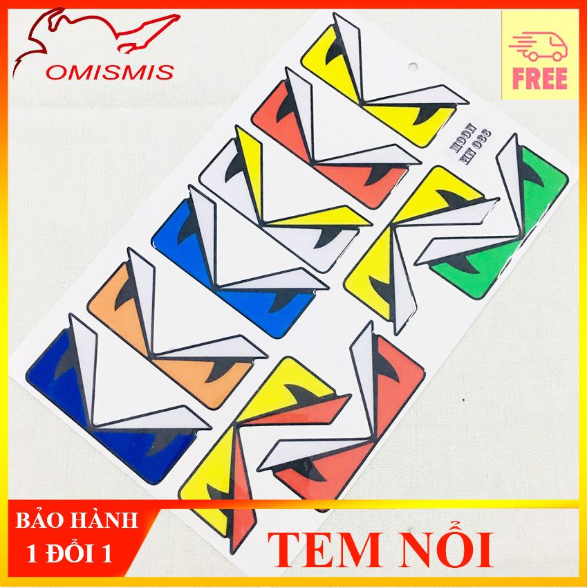 [HCM][TEM NỔI] BỘ TEM NỔI DECAL STICKER TEM TRANG TRÍ XE PROTI