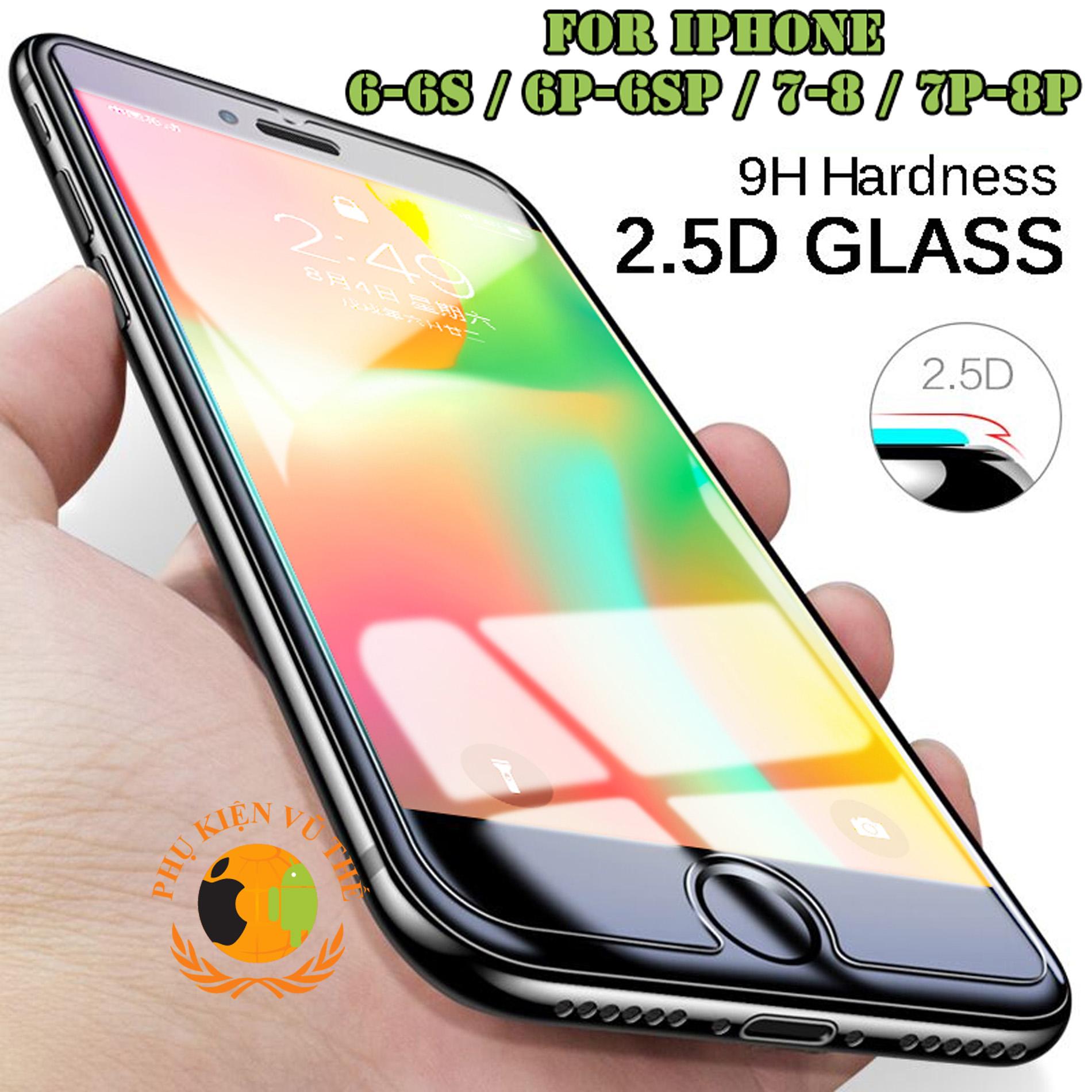 Kính Cường Lực Full Keo Nano iPhone 6 / 6s / 6Plus / 6sPlus / 7 / 8 / 7Plus / 8Plus Chống Vỡ Tiêu Chuẩn 9H