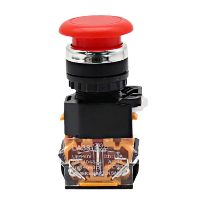 Công tắc nhấn đề la38-11m phi 22mm đầu nấm dù