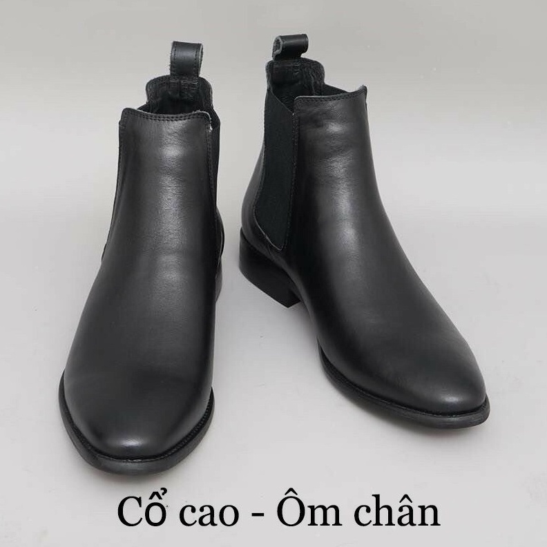 Giày bốt nam Chelsea Boots Classic đế khâu( đặt lùi 1 size)