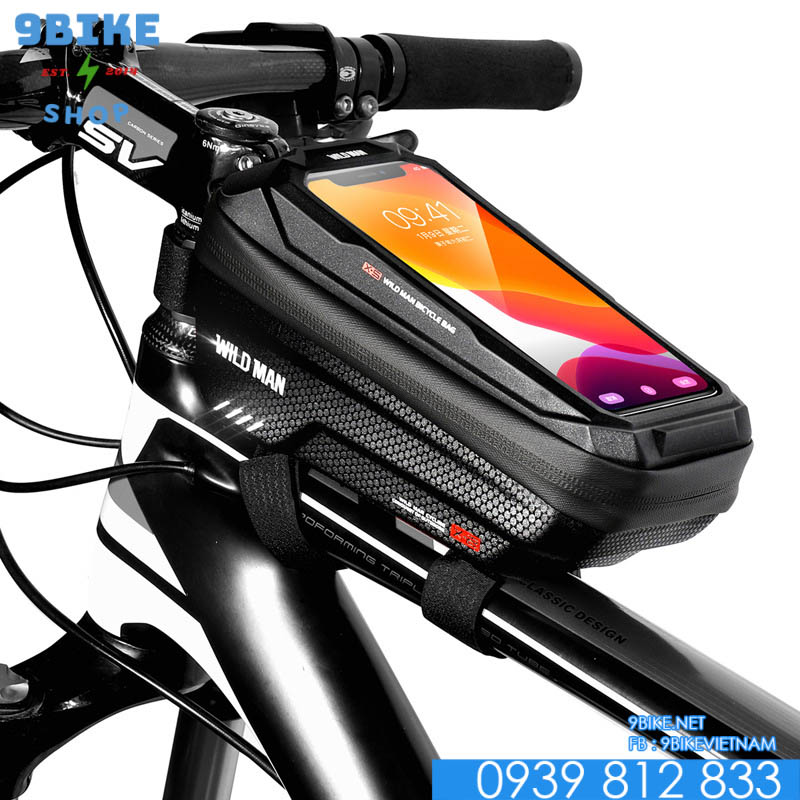 Túi treo trên sườn xe đạp Wildman X2 mẫu mới 2021