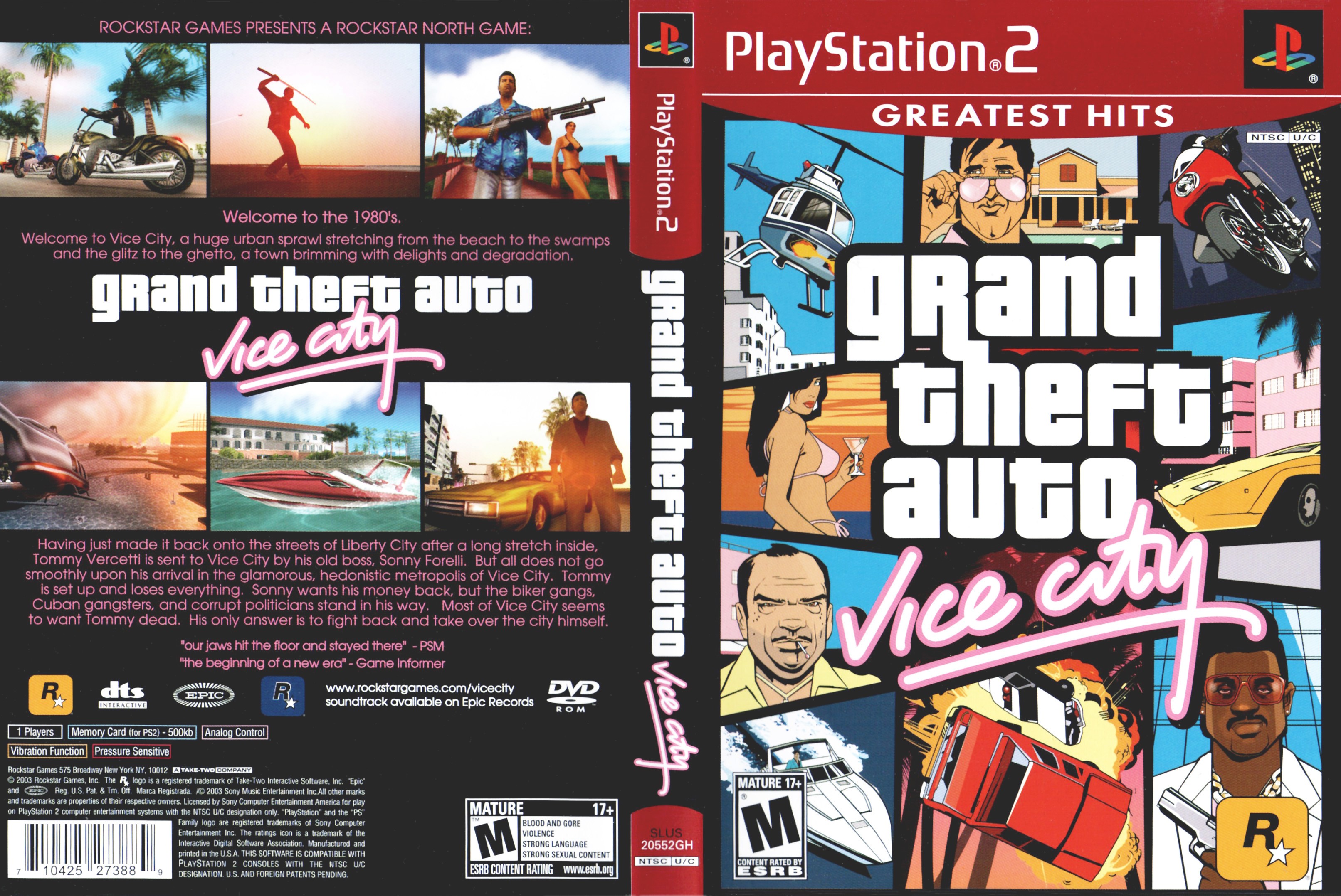 Đĩa game PS2 GTA Vice City  (Cướp đường phố)