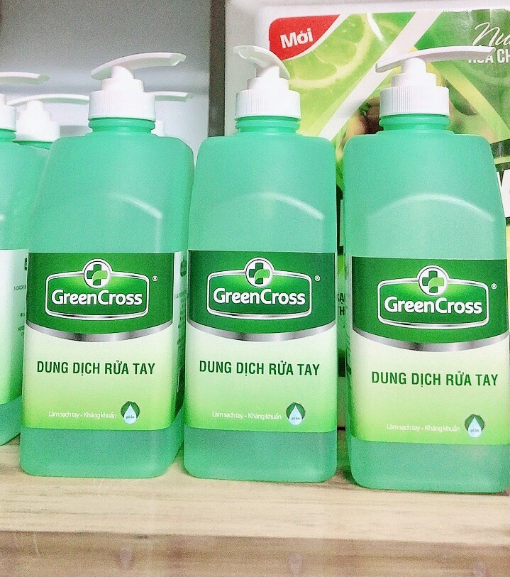 Gel/dd rửa tay khô Green cross Chai 500ml