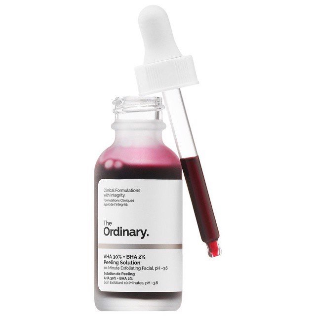 HOÀN TIỀN 15% - The Ordinary AHA 30%+BHA 2% Peeling Solution 30ml Serum Thanh Lọc Da - The Ordinary
