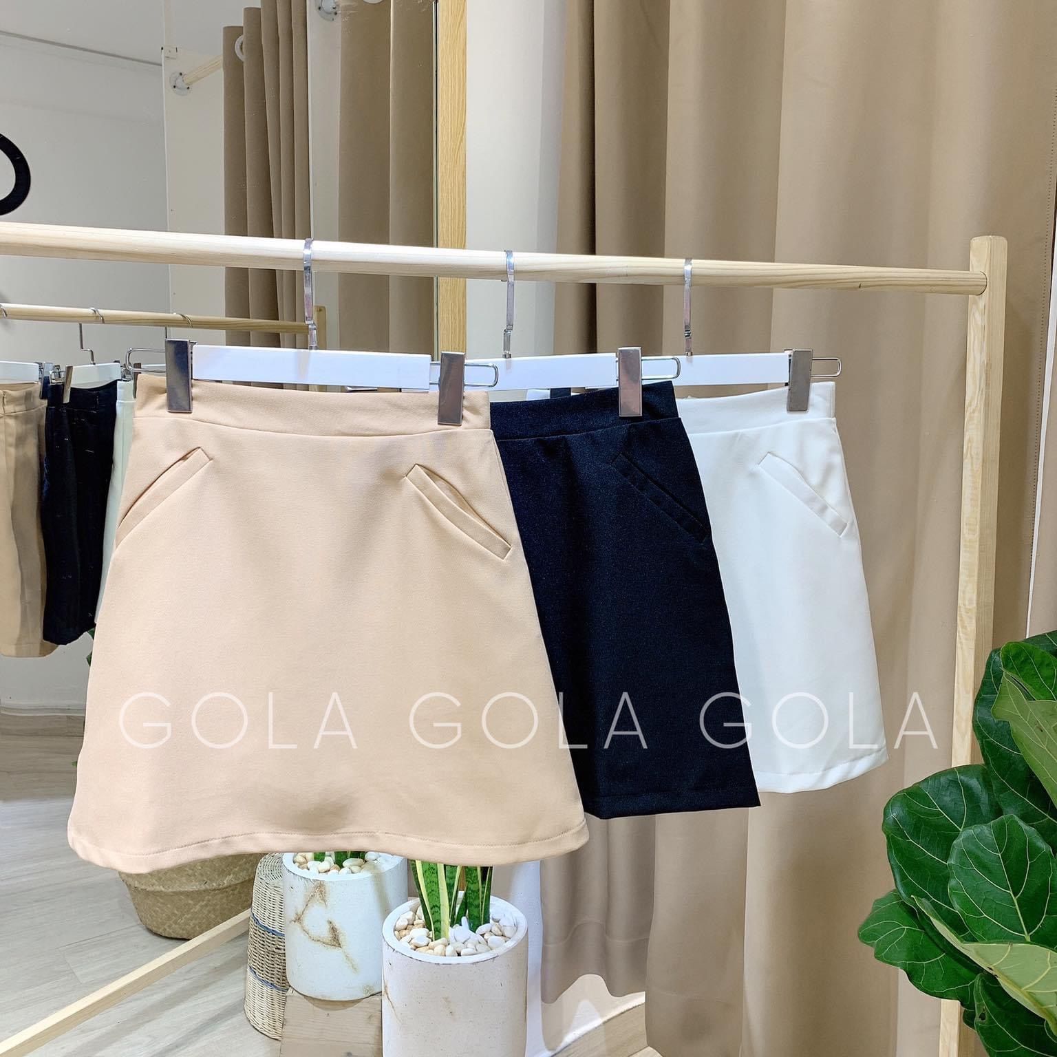BASIC SKIRT - Chân váy cơ bản có túi giả