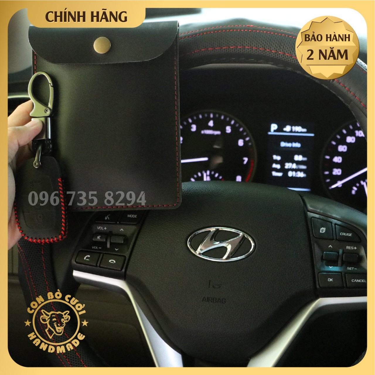 BỌC VÔ LĂNG Ô TÔ BẰNG DA CỪU 100%