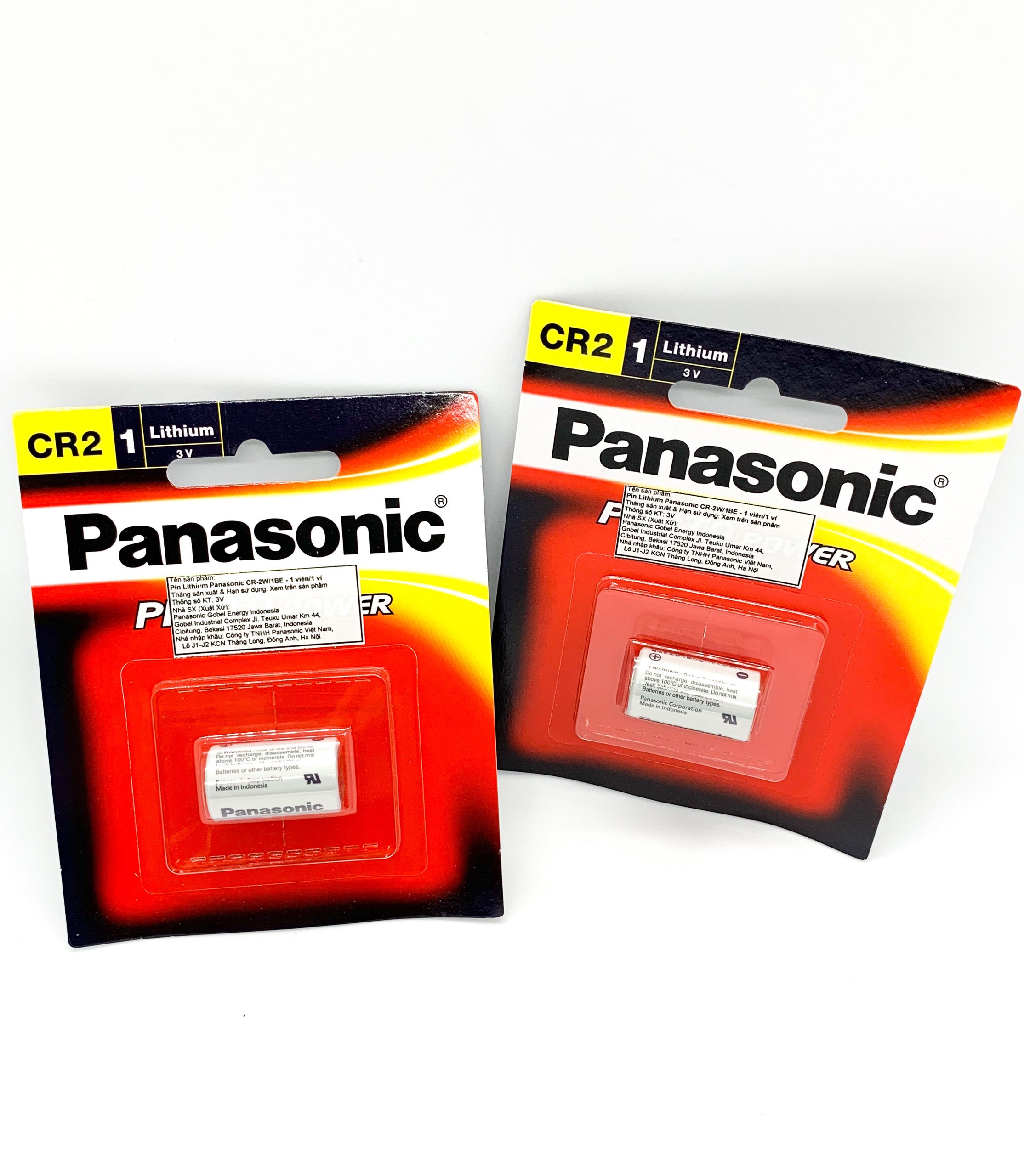 Pin CR2 Panasonic Lithium 3V made in Indonesia