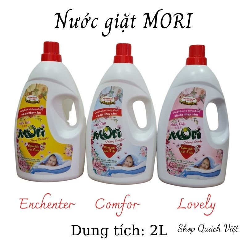 Nước giặt cao cấp MORI hương Comf, dung tích 2L
