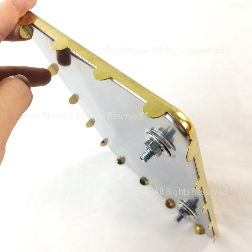 Bộ Khung Biển Số Xe Máy Inox LOẠI ĐẶC BIỆT