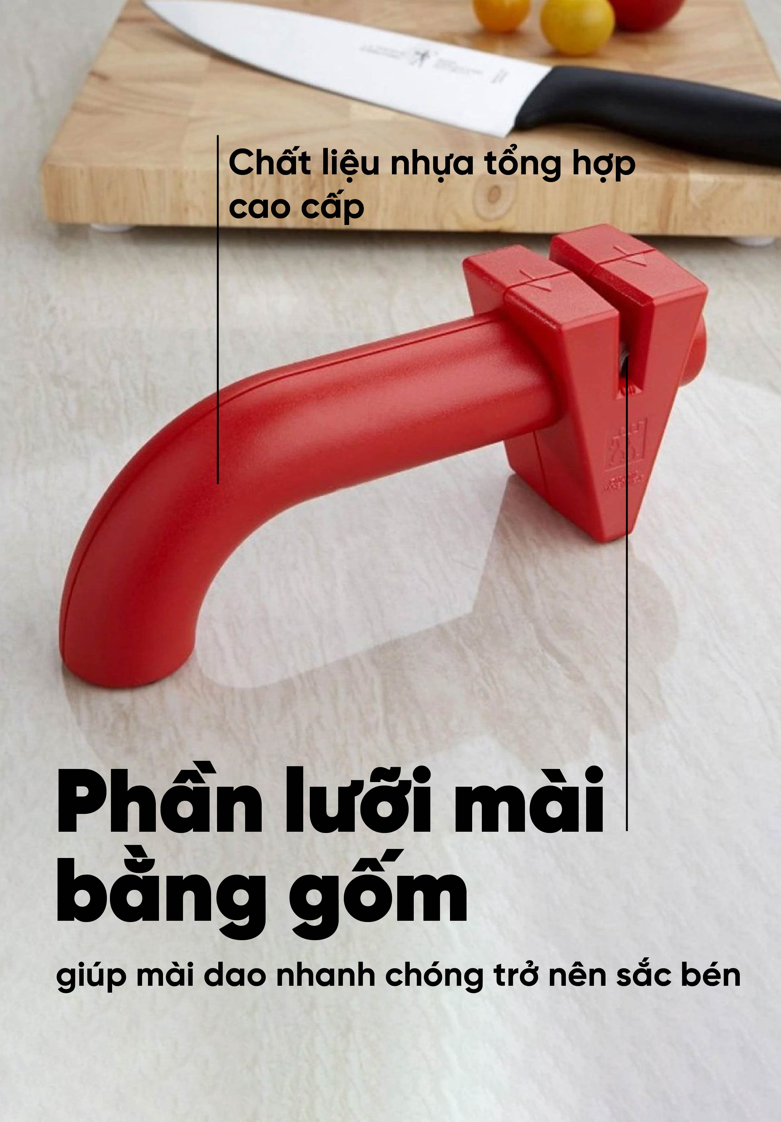ZWILLING - Mài dao đỏ TWINSHARP