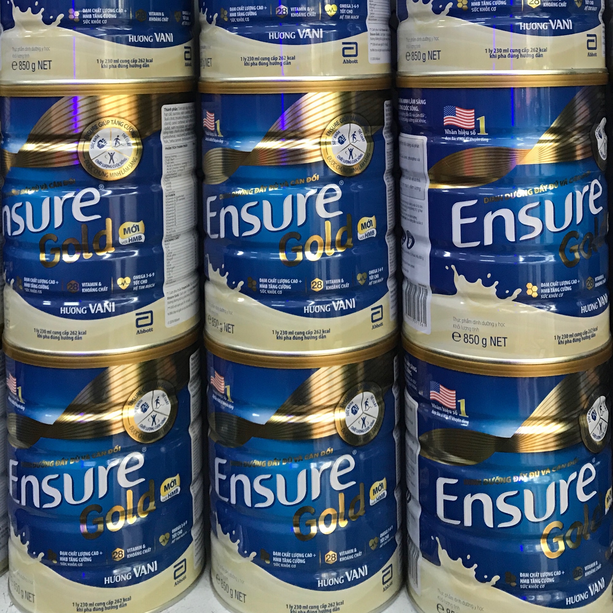 Sữa bột Ensure gold 850g