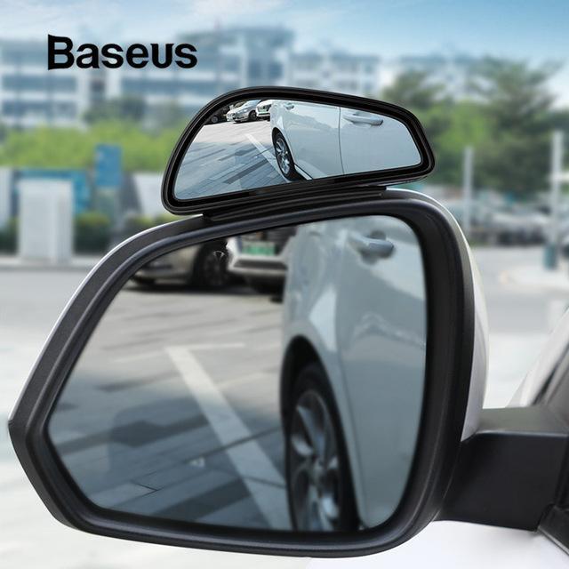 Cặp gương cầu lồi Baseus chống điểm mù gắn trên gương chiếu hậu, độ nét cao
