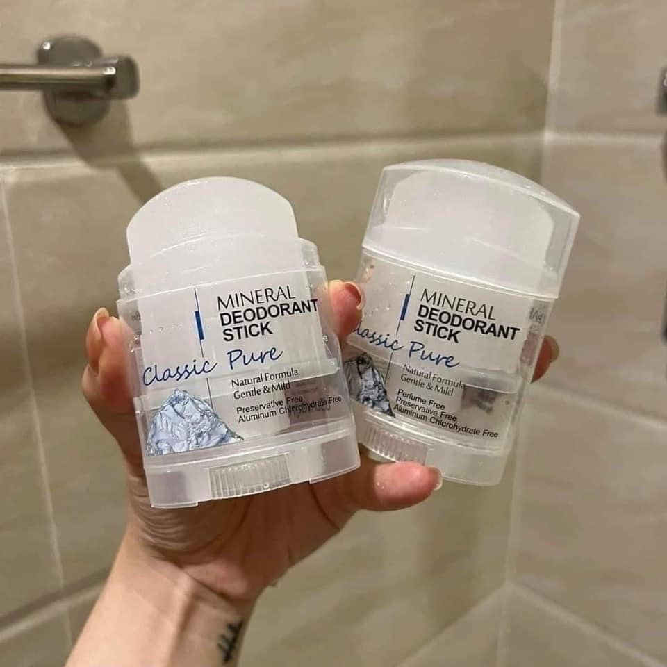 Lăn Đá Khoáng Khử Mùi DEO KLEAR Thái Lan 70G
