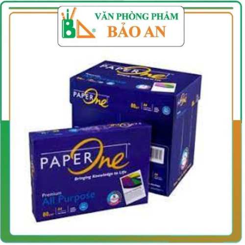 Giấy in photo paper one a4 đl 80gsm - 500 tờ/1 tập xuất xứ indonesia