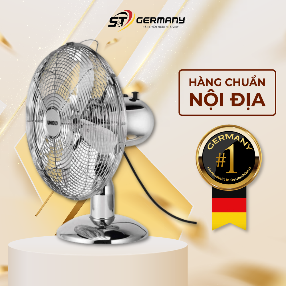 Quạt bàn unod 86830 nội địa đức, quạt sàn thiết kế cổ điển thời thượng, quạt cây công suất lớn germanysnt 320002