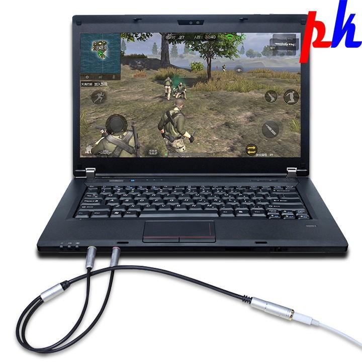 Jack chia audio và mic KL12