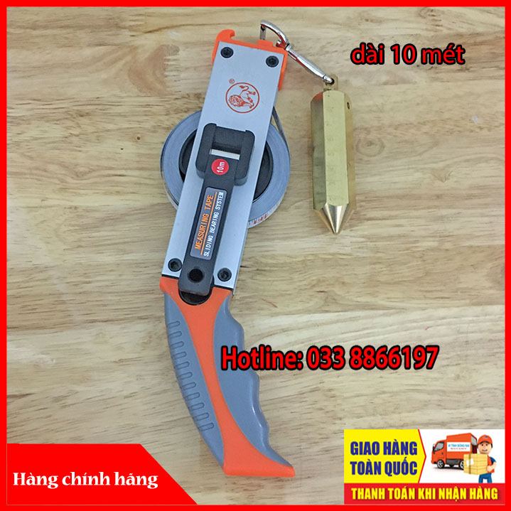 Thước đo bồn xăng dầu 10mét White Steel