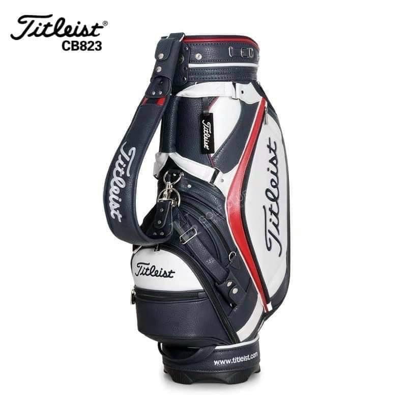 [ golf bag ] Túi gậy golf Titleist da sần cao cấp