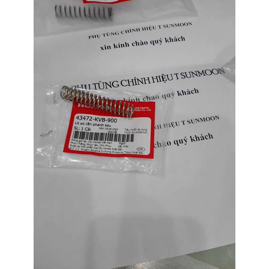 Lò xo cần phanh sau xe ga xe số honda