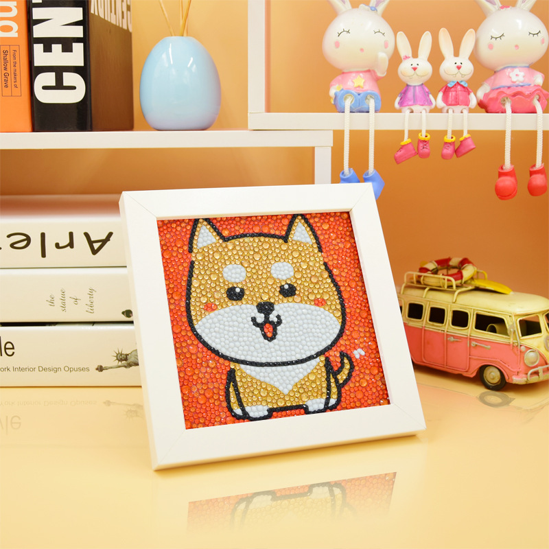 Tranh đính hạt đá sticker 3D mini siêu hạt dẻ cho bé