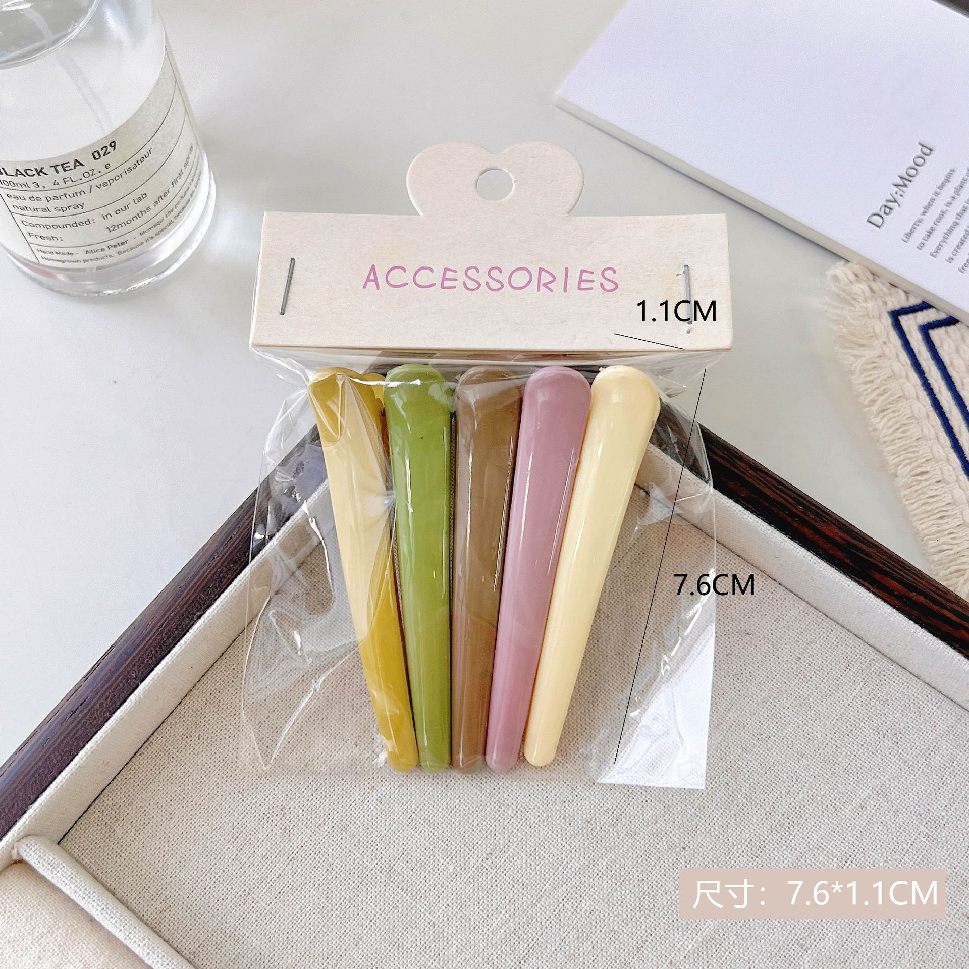 Set 5 kẹp tóc mái tiện dụng - UniLabel