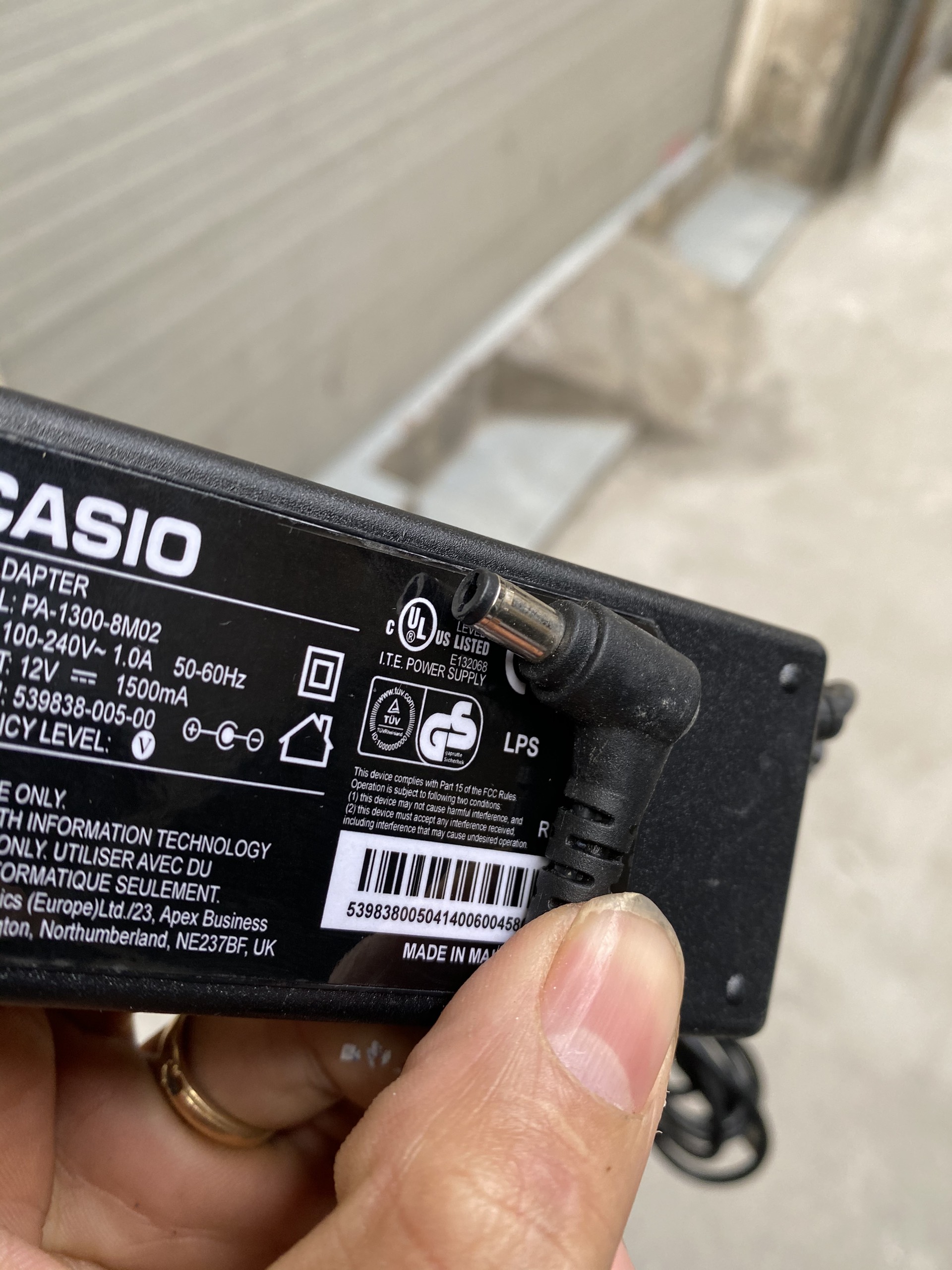 Dây nguồn đàn casio CTK-731 hàng chuẩn Casio phân phối