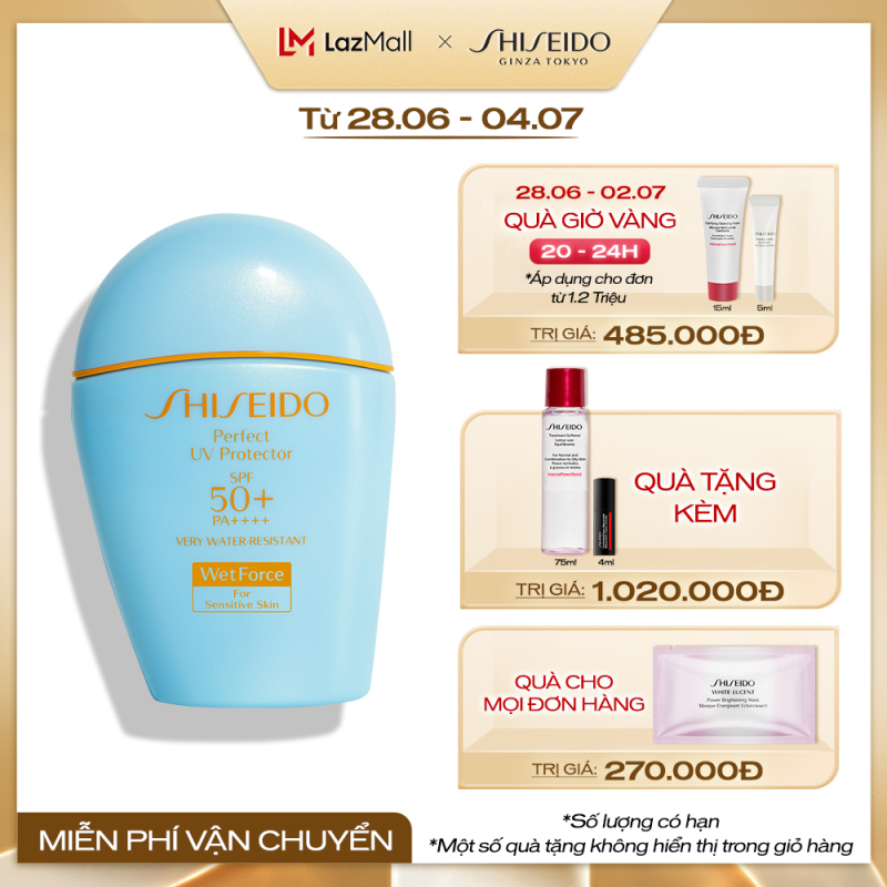 Kem chống nắng dạng sữa dành cho da nhạy cảm Shiseido GSC Perfect UV Protector S 50ml cao cấp
