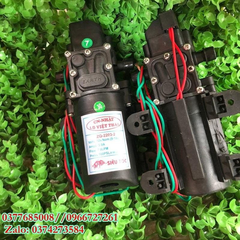 Máy Bơm Mini 12v, Máy Phun Sương 12v, Máy Bơm Áp 12V