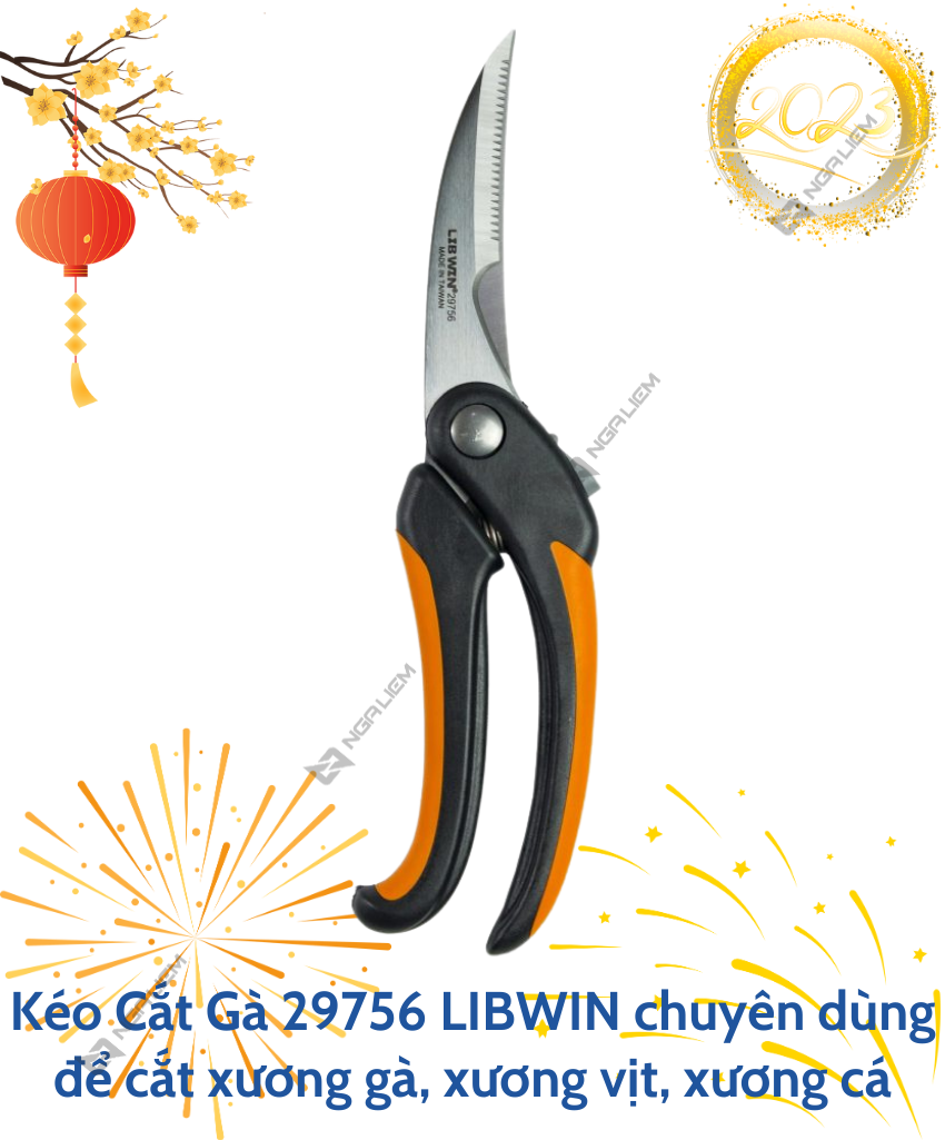 Kéo Cắt Gà 29756 LIBWIN