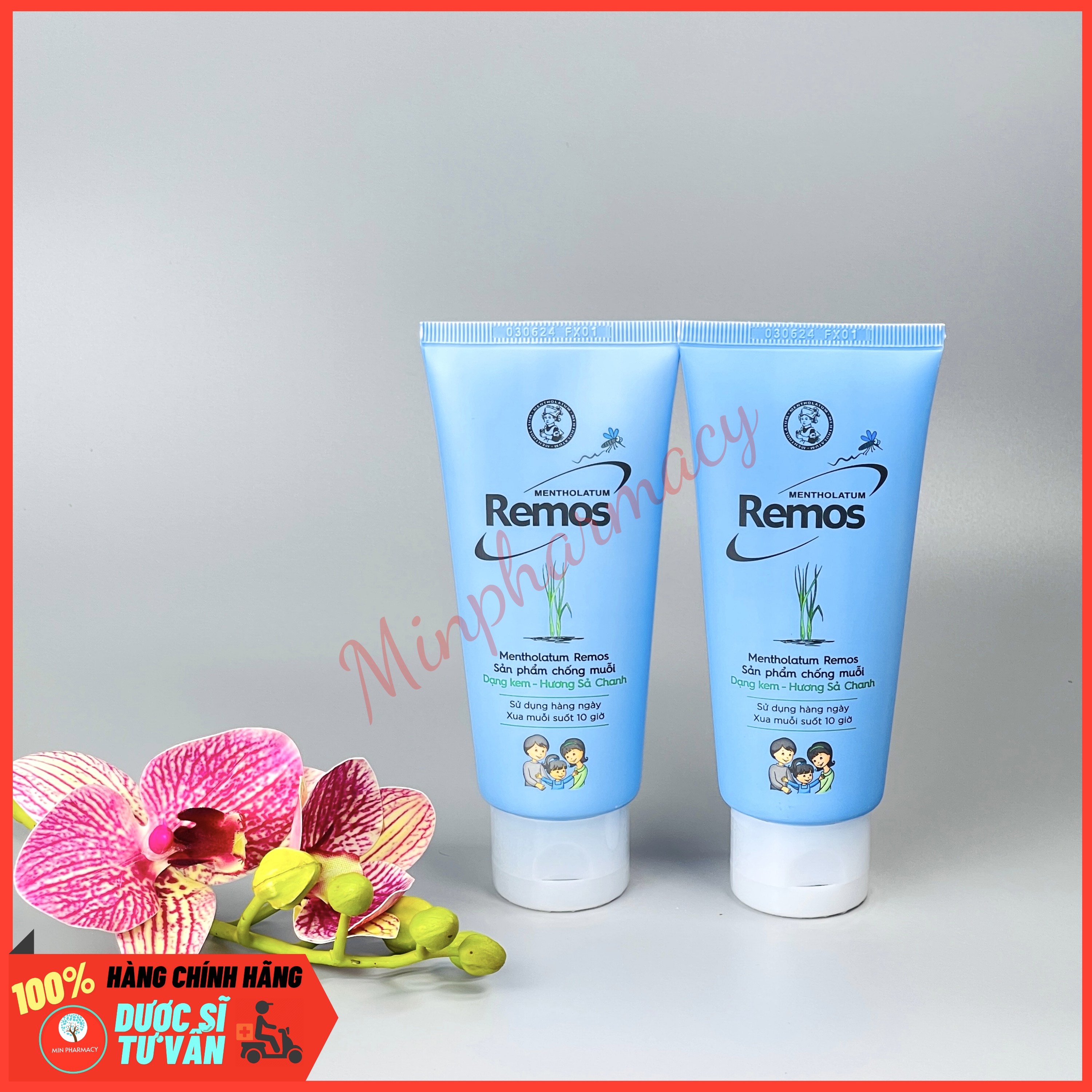 Kem bôi chống muỗi REMOS Rohto Mentholatum (nhiều mùi hương) 70g - Minpharmacy