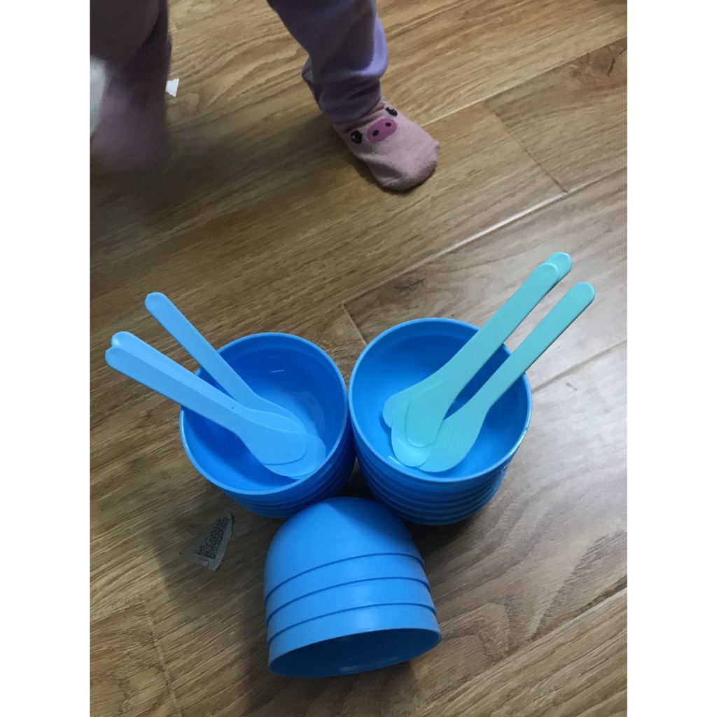 Combo bát thìa cọ dùng trong Spa Thẫm Mỹ Viện