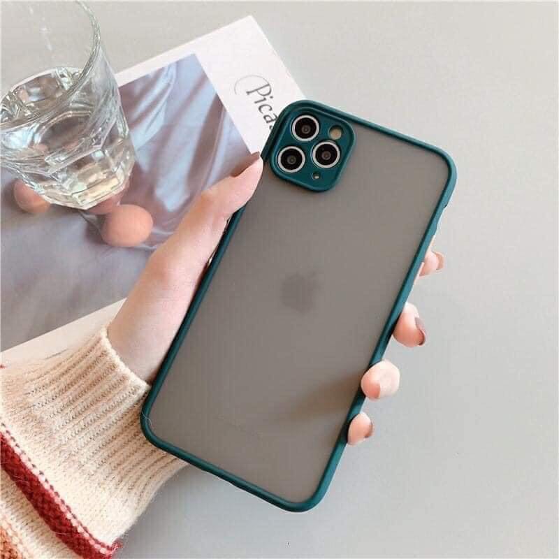 Ốp Lưng Iphone 6, 6s, 6s plus, 7 plus, 8 plus,  Xsmax Lưng Nhám Bảo Vệ Camera