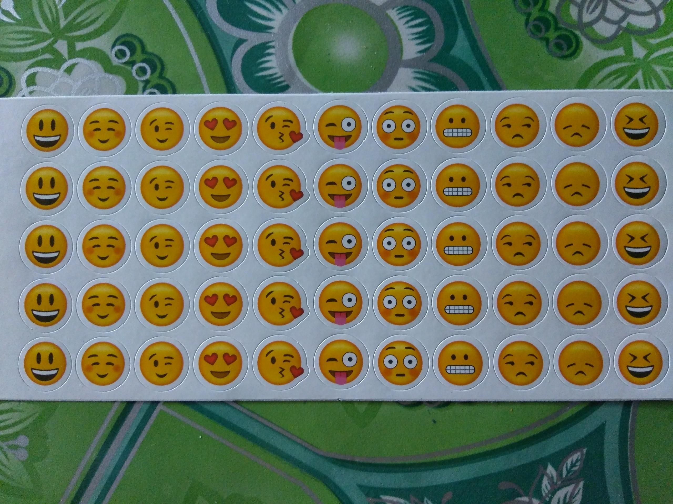 [HCM]Set 6 tấm Sticker cảm xúc 10K