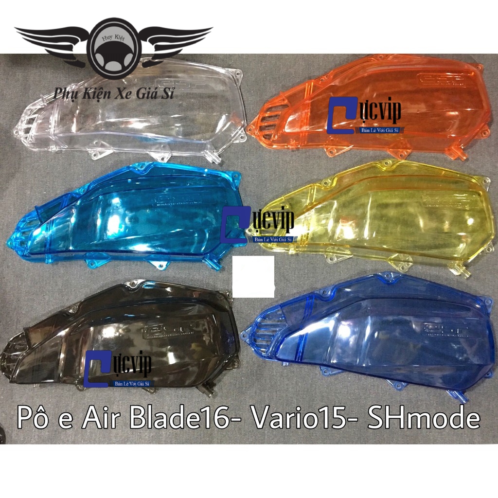 [HCM]Ốp Pô E Trong Suốt Vario 2015-2017 Vario 2018-2020 (125cc) Air Blade 2016-2019 PCX 2014-2017SH Mode MS1872