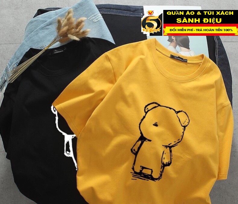 ÁO THUN THÁI IN NỔI CHO CẢ NAM VÀ NỮ  ( Chất liệu Cotton Xịn )(BAO ĐỔI TRẢ MIỄN PHÍ)