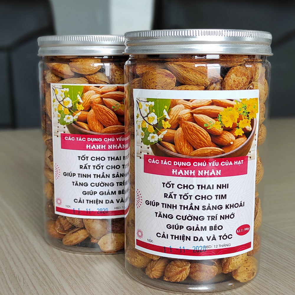 [HCM]1kg Hạnh nhân rang bơ loại còn vỏ