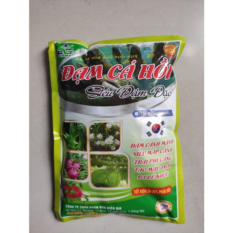 Phân bón hữu cơ Đạm cá hồi Siêu đậm đặc Mập Cành, Đâm chồi, Kích rễ 700gram