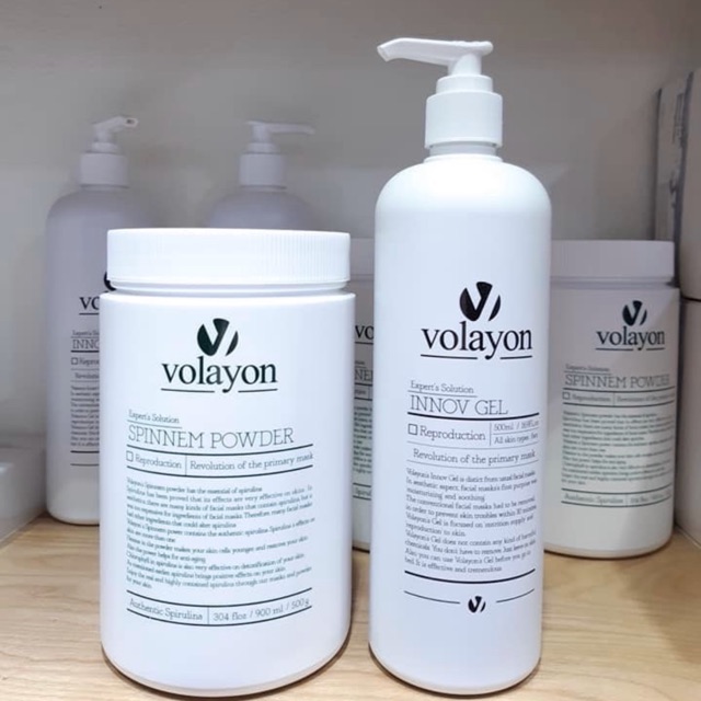 [HCM]Mặt Nạ Tảo Xoắn Và Gel Tái Sinh Volayon