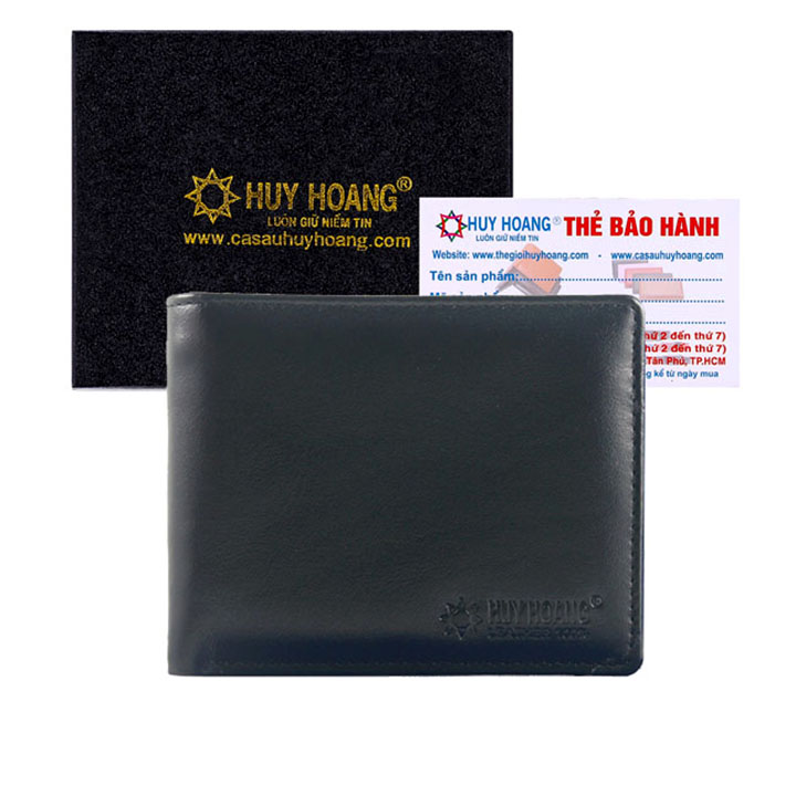 Men's cowhide King leather wallet black, brown hk2101-002-03