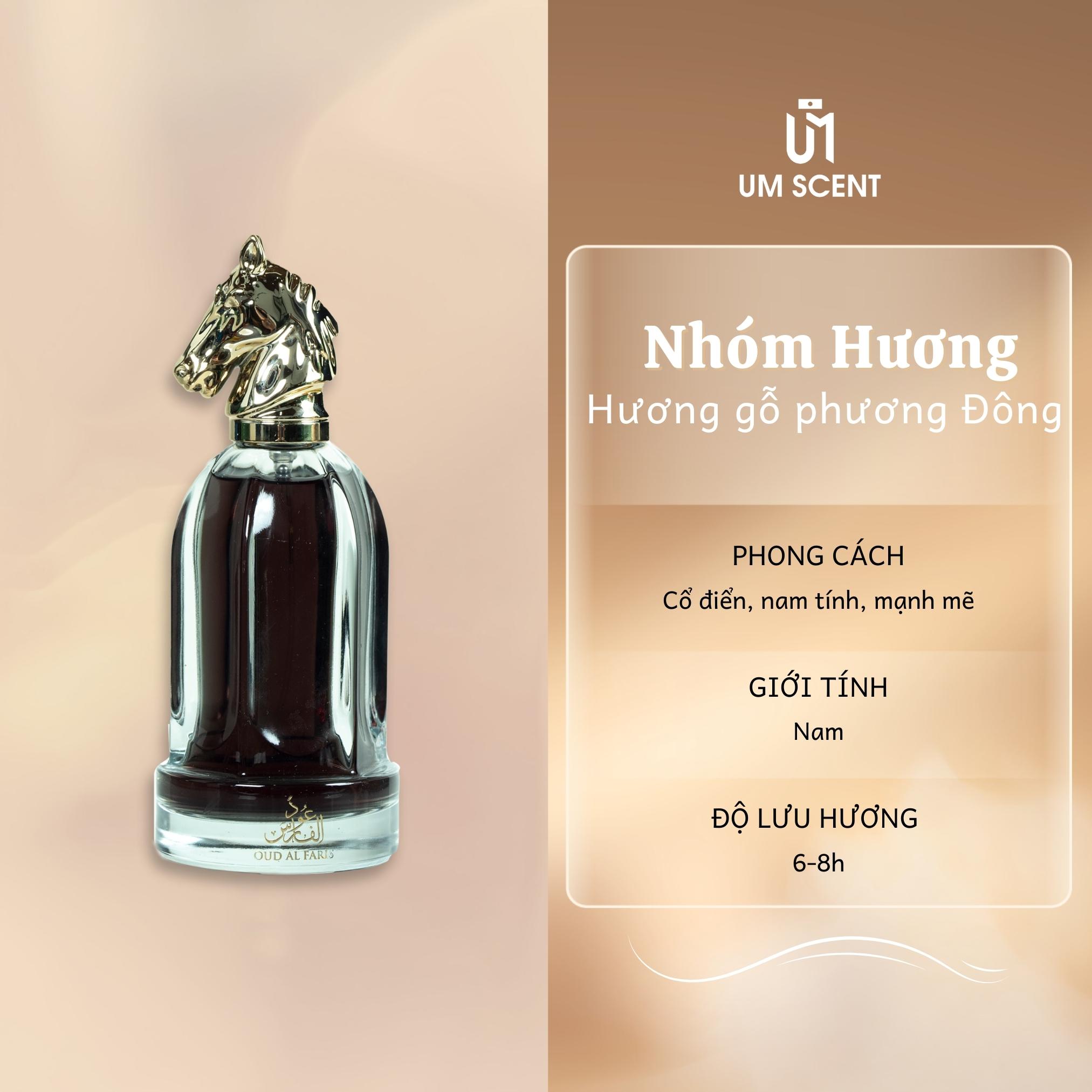 Nước Hoa Nam Oud AL Faris 90ml & 10ml