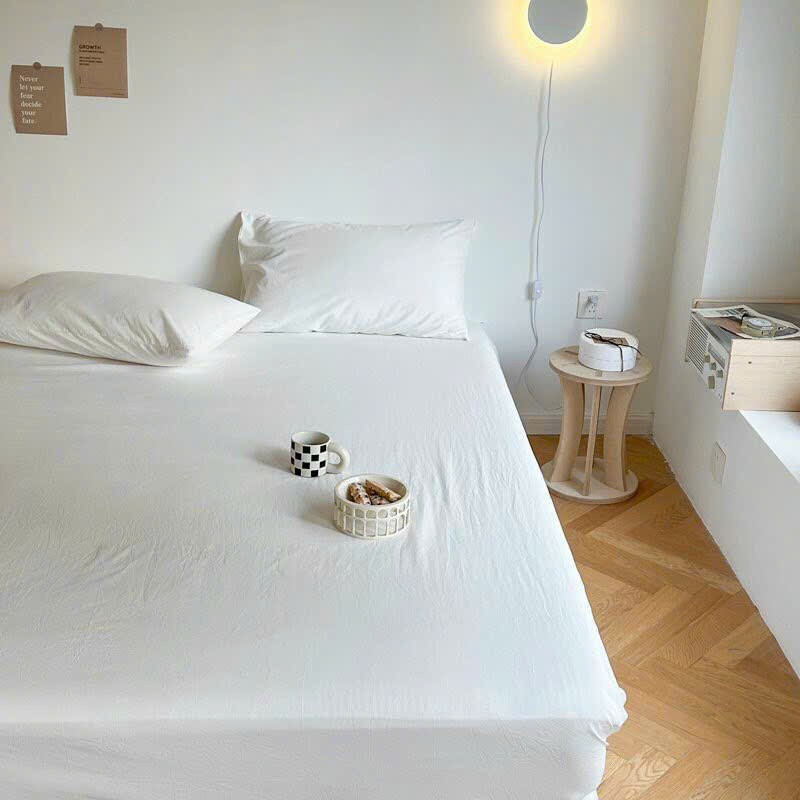 Vỏ gối ôm Cotton Tici trơn kích thước 35x100cm