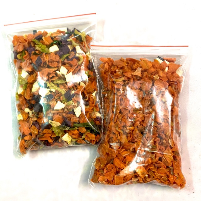 Snack rau củ quả sấy khô cho thú cưng