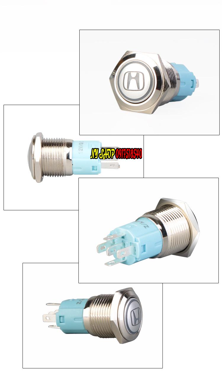 CÔNG TẮC LED LOGO CHỐNG NƯỚC ĐỘ CHẾ ĐÈN CÁC LOẠI XE