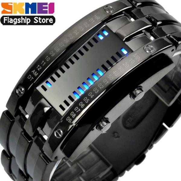 Giá bán SKMEI Đồng hồ thời trang dành cho nam, đồng hồ đeo tay kĩ thuật số làm bằng hợp kim có đèn chống nước, mã sản phẩm 0926 - INTL
