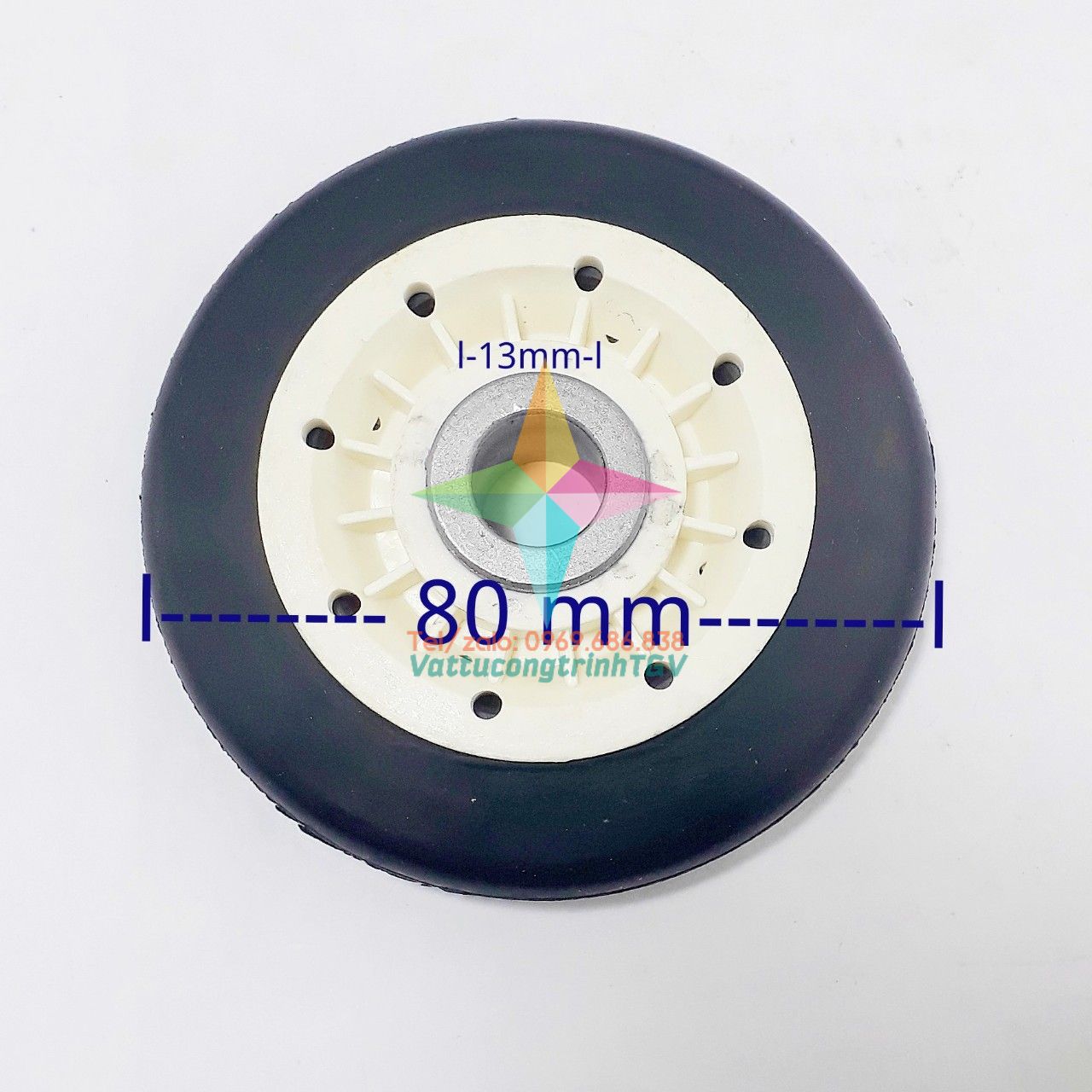 Bánh tỳ đỡ lồng máy sấy ELECTROLUX ĐK 80mm