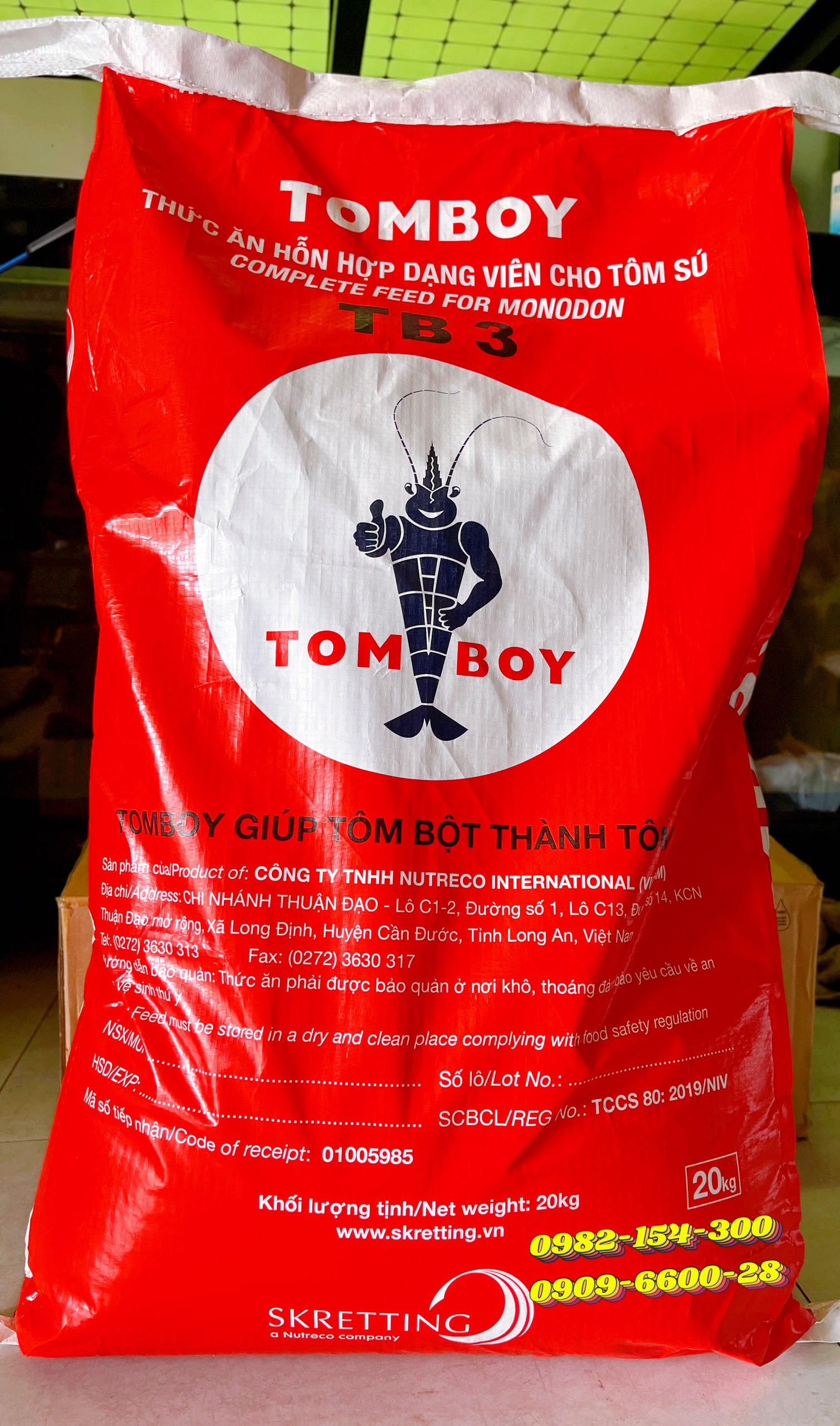 ⭕️ cám tomboy 3 - tb3 - cám hạt chìm - dành cho cá tép ⭕️