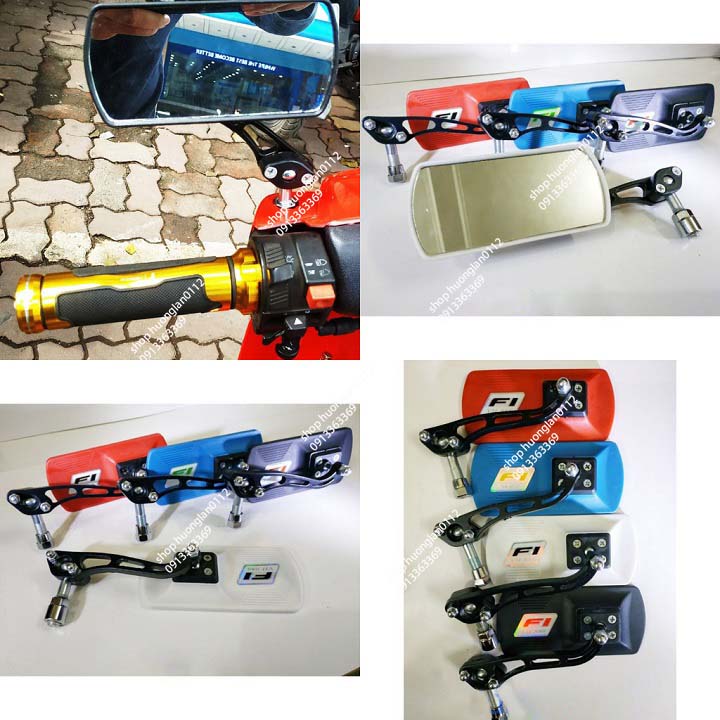 Gương chiếu hậu chữ nhật xe máy giá 1 chiếc