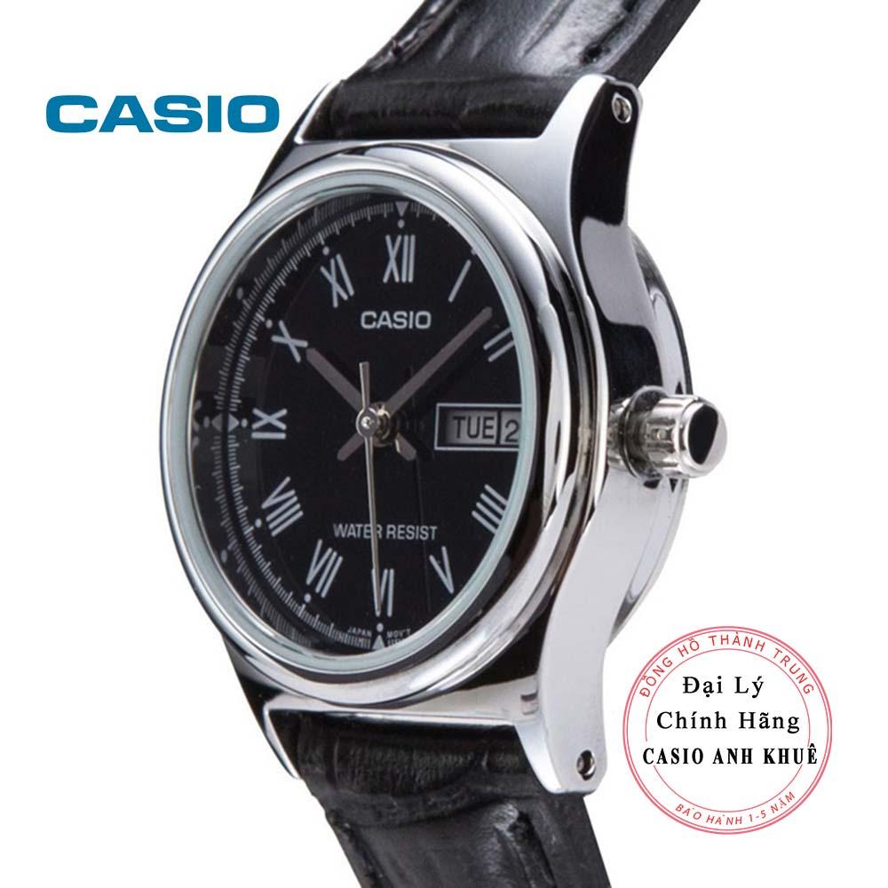 Đồng hồ đeo tay nữ Casio LTP-V006L-1BUDF dây da