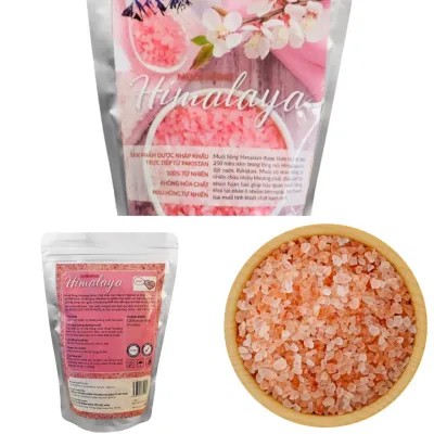 [HCM]Muối hồng Himalaya túi 500 gram loại hạt