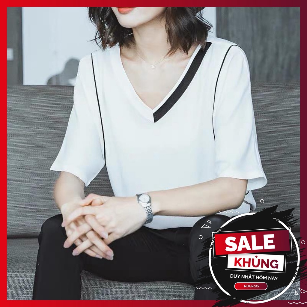 ❌FREESHIP- ÁO SƠ MI CỔ TIM NÉ VIỀN (MS78)